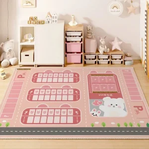 Tapis de jeu pour enfants chambre d&rsquo;enfant puzzle numérique tapis de voiture tapis de jeu bébé 8