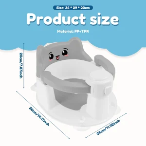 Siège toilette bébé design souriant pot enfants apprentissage toilette PP/TPE antidérapant amovible 36x29x20cm 1836 mois