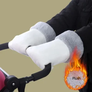 Manchon thermique pour poussette bébé 1 paire universels main au chaud froid confort poussette cachemain hiver bébé enfant extérieur