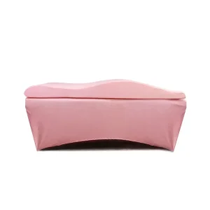 Surmatelas et couvre-lit pour cils, coussin de Table de Massage courbé ergonomique, matelas pour Salon de beauté personnalisé – Pink Bed and Cover