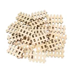 Ensemble miniature clôture en bois pour DIY déco maison jardin magique et accessoires poupées