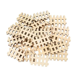 Ensemble miniature clôture en bois pour DIY déco maison jardin magique et accessoires poupées