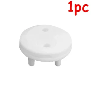 Couvreprise électrique en plastique blanc pour la sécurité des enfants protecteur antiaccidents matériel en ABS durable design simple et sécurisé