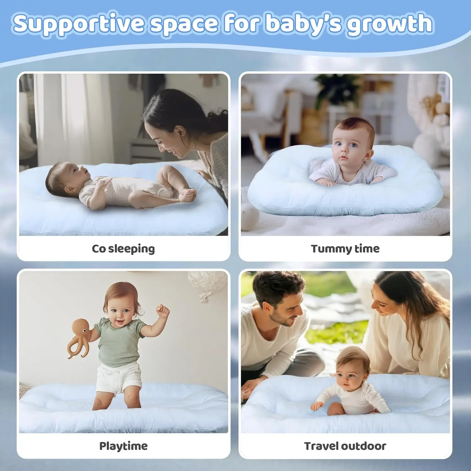 Lit de voyage pliable pour bébé couffin portable berceau compact nouveauné 02 ans facile à transporter sécurité maximale design moderne