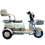 Scooter électrique adulte enfant 3 roues siège bébé pliable portable mobilité sécurisé style moderne