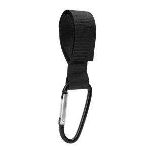 Accessoire poussette bébé crochet multifonctionnel extérieur mousqueton aluminium nylon portevêtements sangle pratique noir durable Accessoire poussette bébé crochet multifonctionnel extérieur mousqueton aluminium nylon portevêtements sangle pratique noir durable