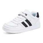 Chaussures de sport enfants baskets blanches antidérapantes semelle souple mode urban style