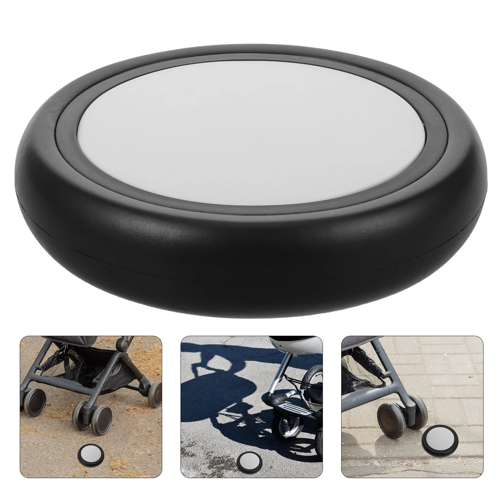 Lampe de bureau moderne design minimaliste en plastique noir et blanc lumière douce idéale pour bureau table de chevet ou coin lecture