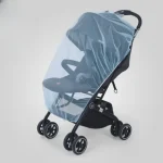 Moustiquaire élastique universelle pour poussette housse en maille polyester transparente protection antivents et antipluie ajustement parfait durable lavable bébé