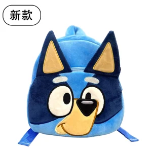 Sac à dos en peluche Bluey pour enfants design chien cartoon idéal école et loisirs