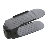 Repoussoir ajustable ergonomique noir en plastique pour confort assis bureau ou domicile design moderne minimaliste antiglisse nonslip