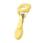 Coupeongles bébé ergonomique LED lumière jaune soin ongles安全 pratique