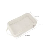 Sac de rangement bébé portable sac à couches voyage organizer vêtements bébé sac de toilette maternité blanc pratique et durable