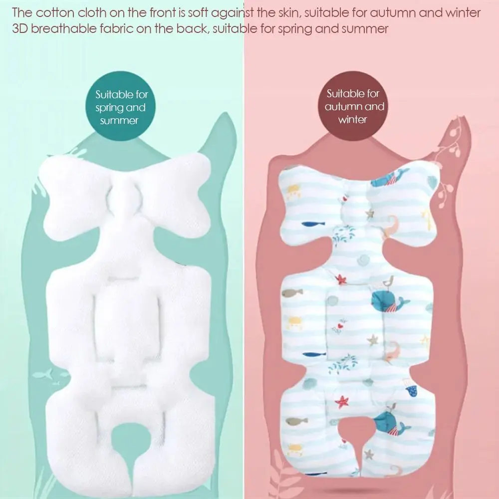 Coussin de siège de poussette bébé coussin voiture coton tapis matelas accessoire poussette confort bébé 036 mois motifs animaux doux et sécurisant
