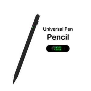 Stylo universel numérique LED pour tablettes et smartphones batterie intégrée écran digital en temps réel design épuré compatible bébé