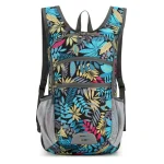 Sac à dos pliable léger sac de sport sac à dos pour activités plein air randonnée trekking alpinisme cyclisme design feuille