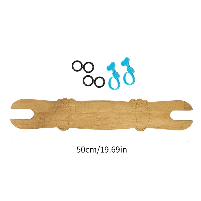 Reposepieds bambou pour chaise haute bébé universel design moderne confortable en bambou naturel accessoires inclus