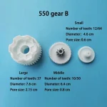 Ensemble d&rsquo;engrenages mécaniques plastique pour robotique DIY et projets techniques 3 tailles incluses haute qualité durable idéal pour hobbyistes et étudiants