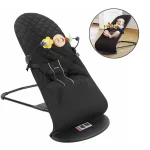 Fauteuil inclinable Portable pour bébé, avec videur inclinable et réglable, chaise pivotante pour nouveau-né, berceau pour bébé avec jouets