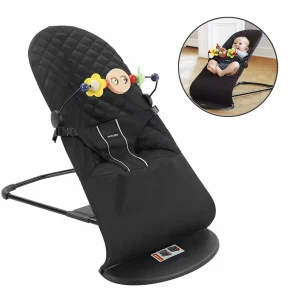 Fauteuil inclinable Portable pour bébé, avec videur inclinable et réglable, chaise pivotante pour nouveau-né, berceau pour bébé avec jouets