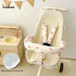 Ensemble 3 housses accoudoir poussette protections épaule ceinture sécurité sangles antimorsure amovibles lavables nid d&rsquo;abeille 3D respirant non étouffant accessoire essentiel maman bébé Cute Rabbit