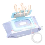 Chauffelingettes portable USB pour bébé lingettes chaudes design moderne confort cutané usage voyage originale Blue