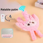 Gant chauffant bébé réconfort thermique main douce design mignon sourire mode personnalisé 4h d&rsquo;autonomie rose vif