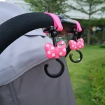 Crochet poussette multiusages accessoires voiturette portage bébé sacs enfants 2 pièces maman pratique