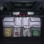 Organisateur coffre voiture Oxford multipoches rangement familial moderne et pratique