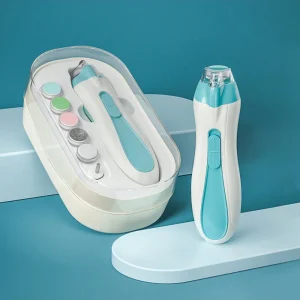 Appareil d&rsquo;exfoliation électrique pour bébé rechargeable silencieux sûr pour les nouveaunés et les adultes 1 pièce  Design moderne