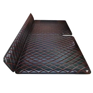 Matelas voiture cuir PU design moderne pour bébé confortable et sécuritaire imperméable facile à nettoyer matelas portable arrière siège Matelas voiture cuir PU design moderne pour bébé confortable et sécuritaire imperméable facile à nettoyer matelas portable arrière siège