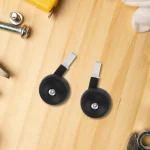 Roues de remplacement pour marcheur bébé plastique noir silicone transparent fixation vissée durabilité sécurité poussettes accessoires bébé