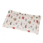 Oreiller litière bébé doux en coton imprimé véhicules pour 13 ans coussin matelas enfant portable unisexe 23x36cm