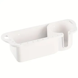 Organisateur de bateau universel en plastique ABS compact avec poignées et support tube pour cannes à pêche rangement de cabine Kayak Jon Boat ponton caddie de pêche  blanc