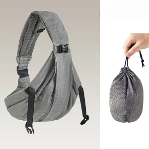 Sac à dos pliable bébé portage bébé confortable design éргonomique matériau respirant portable et compact idéal randonnée et voyage