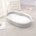 Panier bébé en coton tissé main portable pliable couffin lit couchage nouveauné matelas sorties