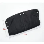 Couverture de guidon de poussette imperméable protection antiécrouissure antidérapante pour bébé facile à installer matelassée housse de protection pour poussette handle cover dimensions 55x28cm