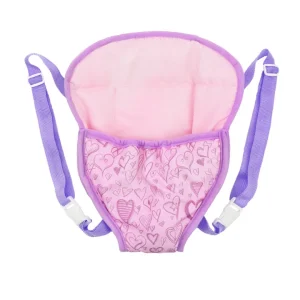 Portebébé à l’avant pour enfant poussette accessoire tissu doux motifs cœurs rose intérieur violet extérieur sangles ajustables portage confortable bébé 02 ans parent enfant Portebébé à l’avant pour enfant poussette accessoire tissu doux motifs cœurs rose intérieur violet extérieur sangles ajustables portage confortable bébé 02 ans parent enfant