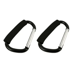 Poignées de traction en métal avec revêtement en mousse noire pour fitness renforcement musculaire gainage ergonomique durable 2 pièces