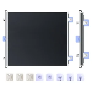 Porte rétractable automatique multifonctionnelle pour animaux de compagnie Antiusure élastique boîtier de sécurité pour animaux de compagnie gain de place porte de sécurité pour bébé  50125cm