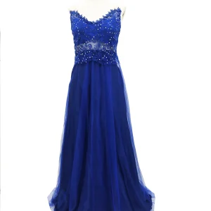 Robe de soirée longue formelle dentelle florale sequins tulle robe élégante soirée mariage bal gala Robe de soirée longue formelle dentelle florale sequins tulle robe élégante soirée mariage bal gala