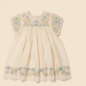 Vêtements d’été pour bébés filles, T-shirt + short en coton à fleurs, belle robe brodée, ensemble de tenue mignonne pour bébé, nouvelle collection 2025 – dress Vêtements d’été pour bébés filles, T-shirt + short en coton à fleurs, belle robe brodée, ensemble de tenue mignonne pour bébé, nouvelle collection 2025 – dress