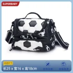 Sac cartable football Superbaby pour enfants sac sport compact design ballon dimensions 25x16x18cm idéal voyage et école