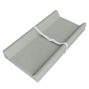 Matelas à langer pour nouveauné doux et essuyable avec bords surélevés et bande de fixation couleur vert pastel garniture changeante bébé 012 mois sécurité et confort Matelas à langer pour nouveauné doux et essuyable avec bords surélevés et bande de fixation couleur vert pastel garniture changeante bébé 012 mois sécurité et confort