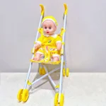 Poussette pour poupée jouet éducatif développement des enfants poussette de jeu accessoires bébé jeu de rôle éducation développement social coordination mainsyeux éveil enfants de 3 ans et plus jouet durable sécurité innocence imagination