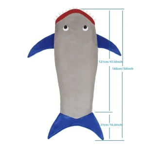 Coussin requin enfants doudou matelas confort bébé sécurité douceur lavable portable intérieur extérieur déco moderne