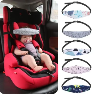 Siège auto bébé support tête réglable sangle soulagement cou oreiller fixation appuitête positionneur sommeil confort moderne maternité