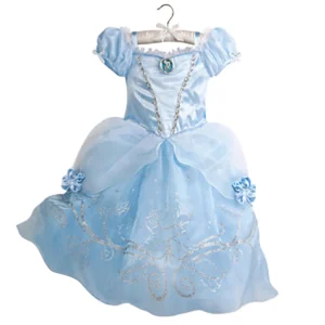 Costume princesse fée été 2025 robe fleur Rapunzel Belle carnaval anniversaire fêtes fille 46 ans