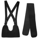 Correcteur posture épaules dos soutien bras rembourré ajustable confortable porté sous vêtements adultes enfants noir