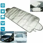 Couverture antineige voiture protection parebrise hiver réversible matériau isolant durable sangles fixation housse rangement